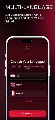 OF Performance application screen 2