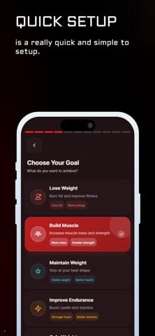Balm Fit application screen 4