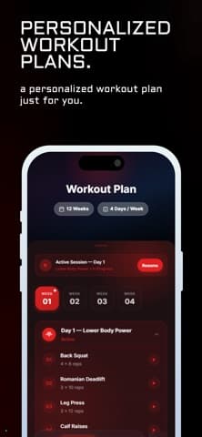 Balm Fit application screen 6