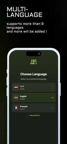 HA . Fit application screen 1